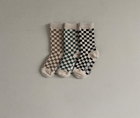 Checkerboard socks